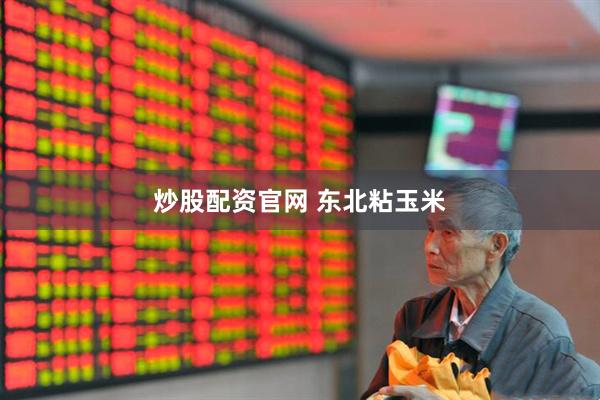 炒股配资官网 东北粘玉米